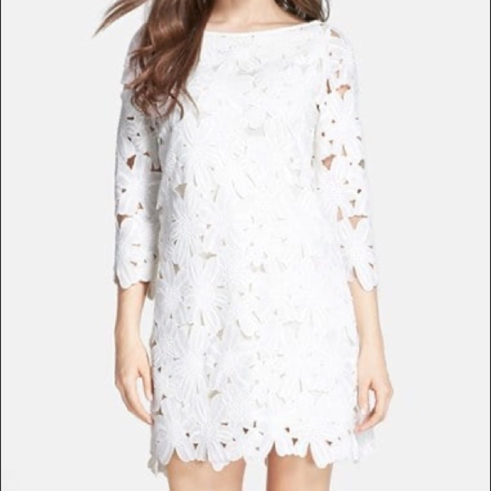 White Floral Dress